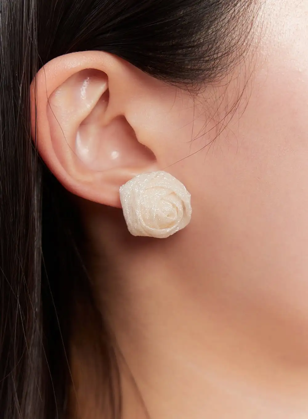 Stainless-Steel Polyester Earrings