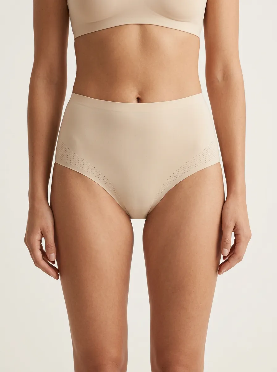Women's High-Waisted Seamless Laser-Cut Panties