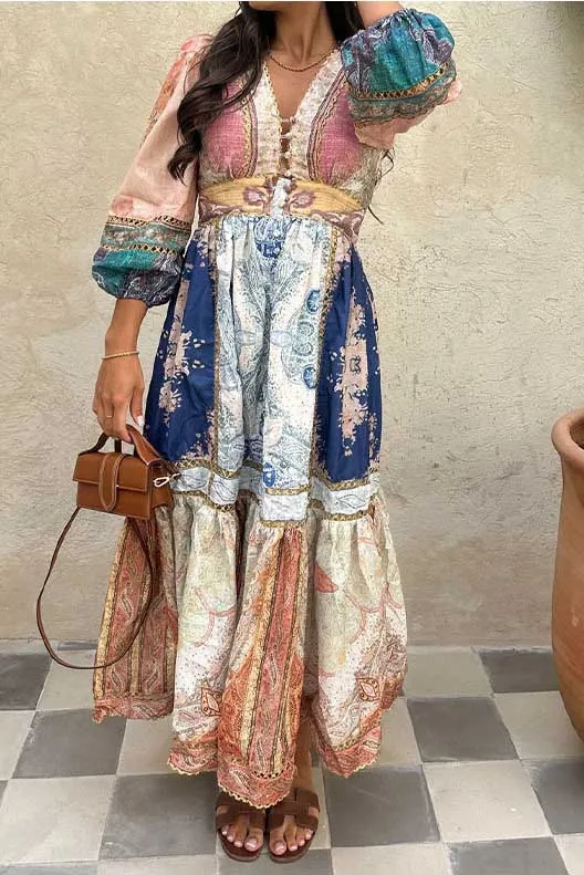 Retro Maxi Dress