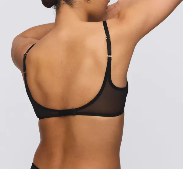 Women's Push-Up Underwire Adjustable Straps Floral Lace Embroidery Floral Detail Lift Bra