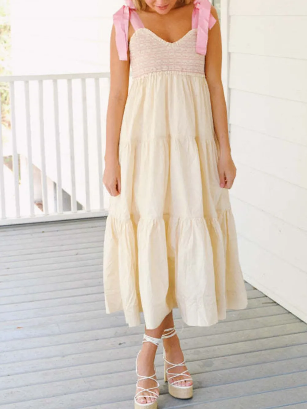 Everyday Tiered Midi Dress