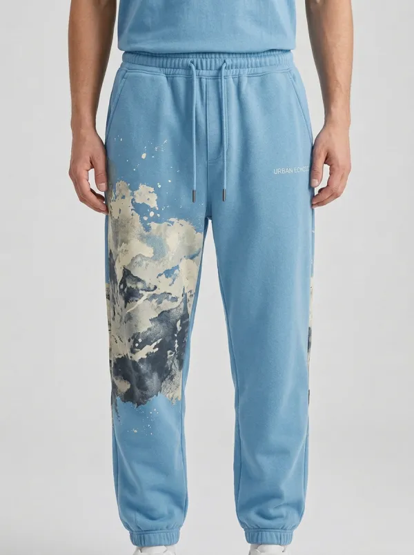Unisex Urban Ink Splash Sweatpants