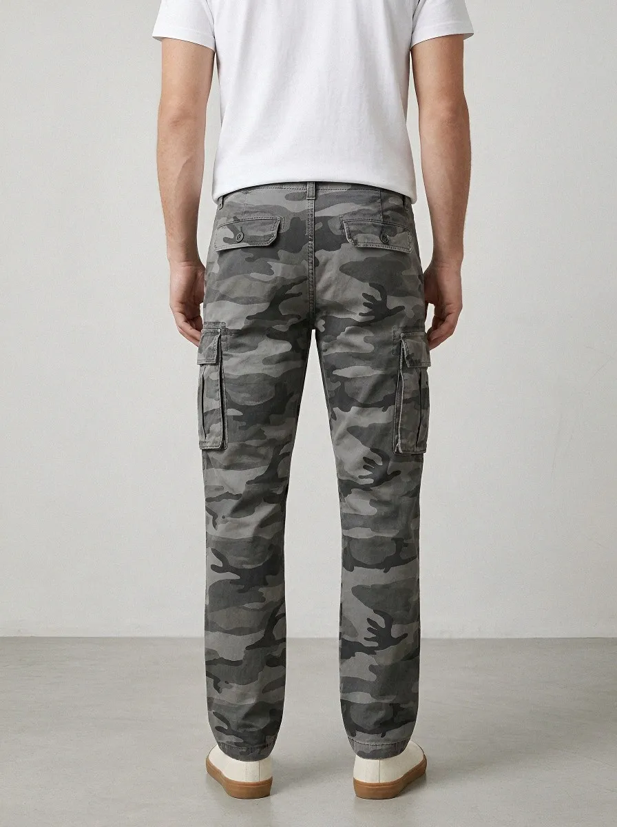 Daily-Utility Camouflage Tactical Camouflage Cargo Pants