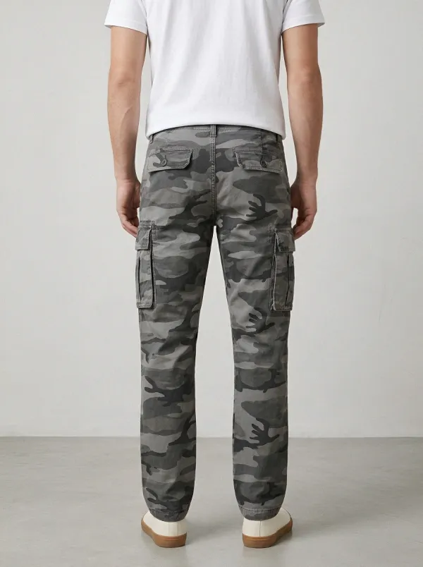 Daily-Utility Camouflage Tactical Camouflage Cargo Pants