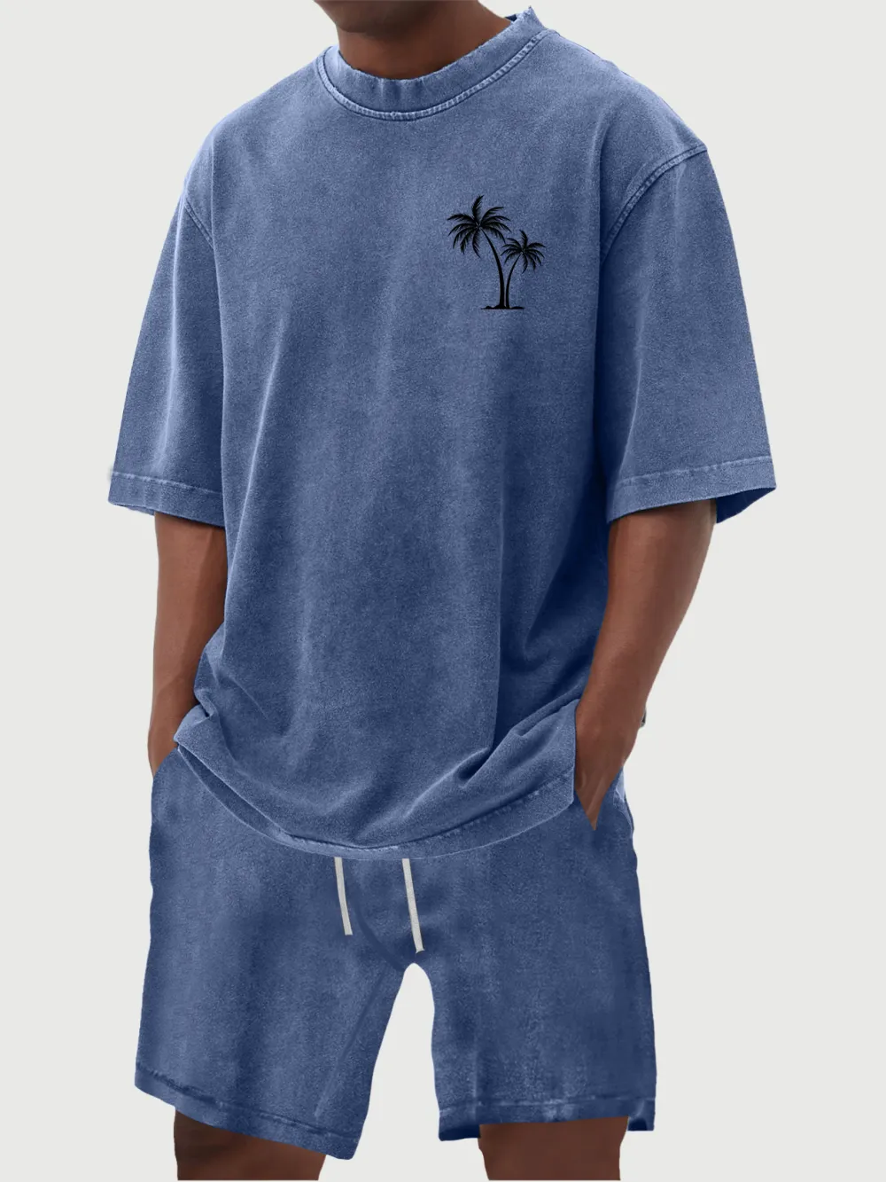 Layered Garment Washed Set