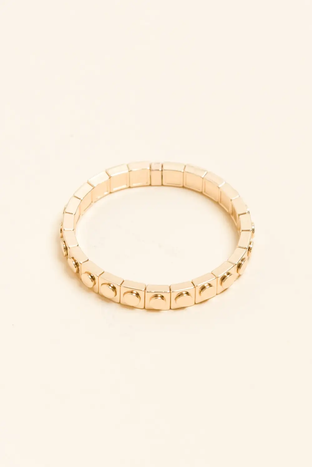 Beaded Circular Stretch Bracelet