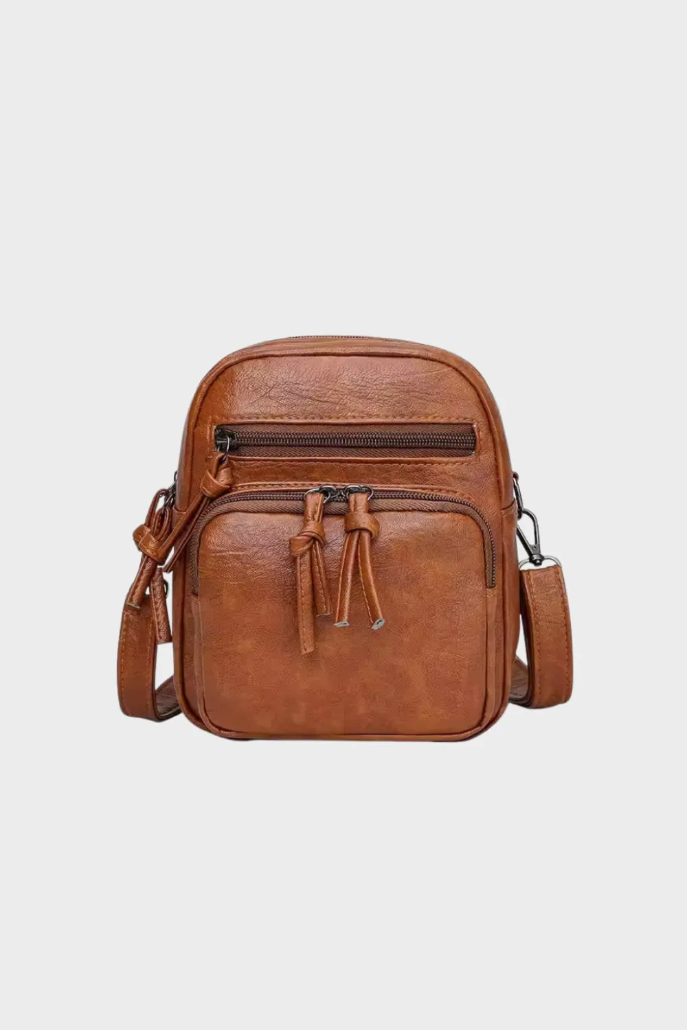 Vintage Multi Pocket Crossbody Bag Small Travel Shoulder Bag