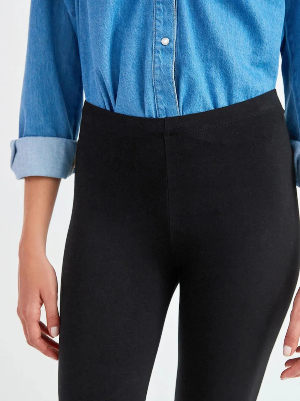 Solid Color Leggings For Sports And Leisure