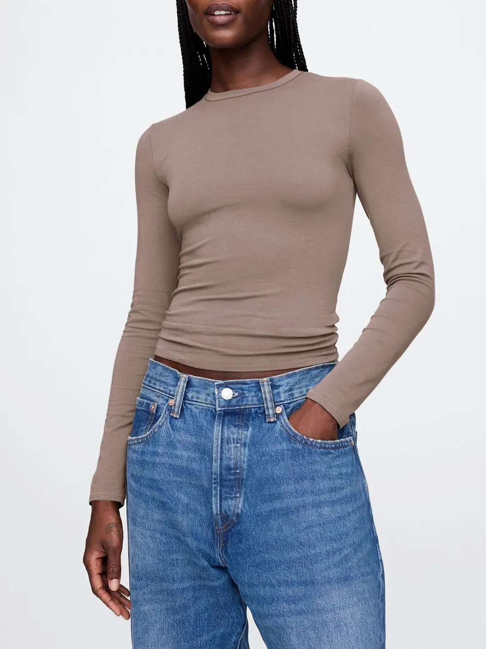 Long Sleeved Elastic Top