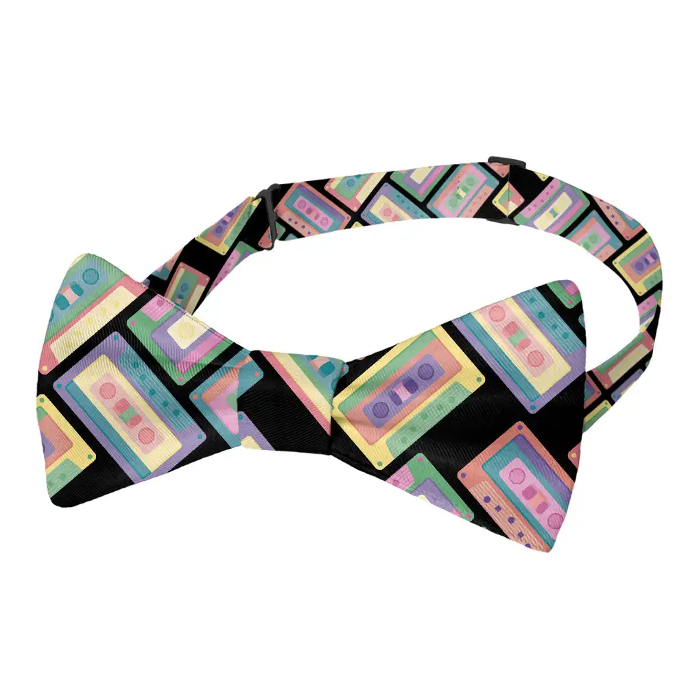 Cassette Pattern Bow Tie
