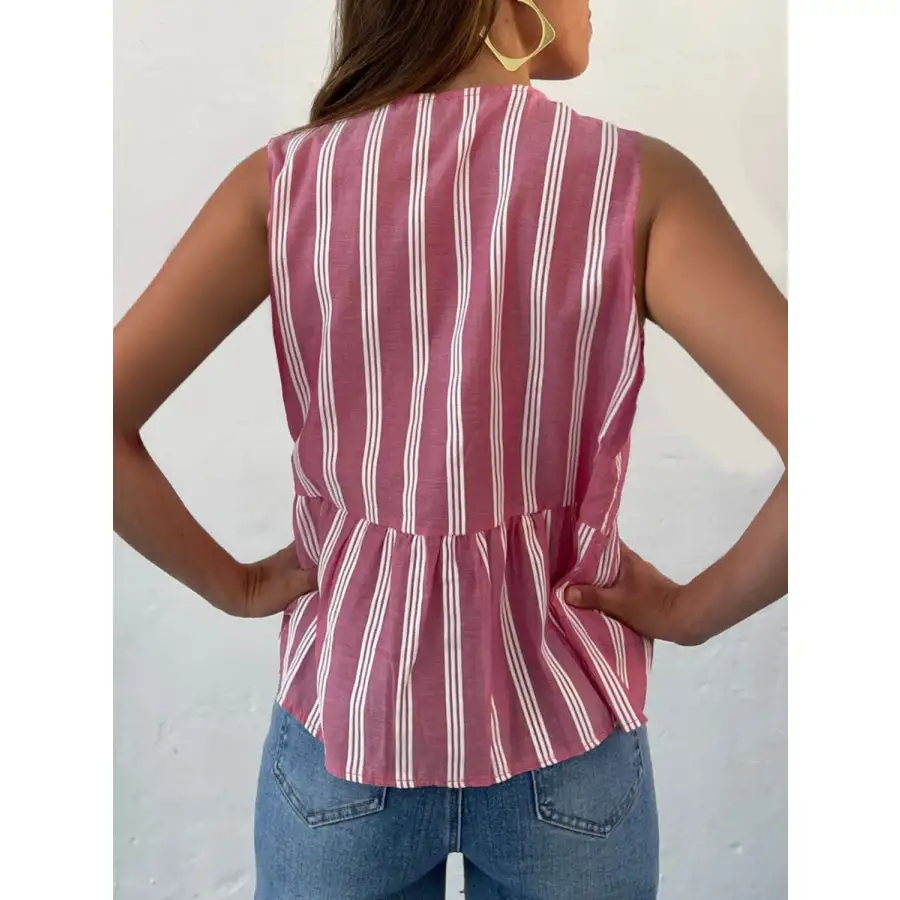 Tied Round Neck Tank