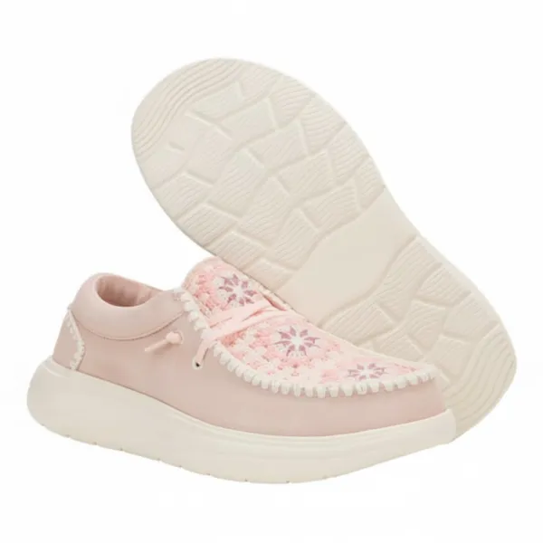 COMF Suede Crochet Casual Shoes For Women