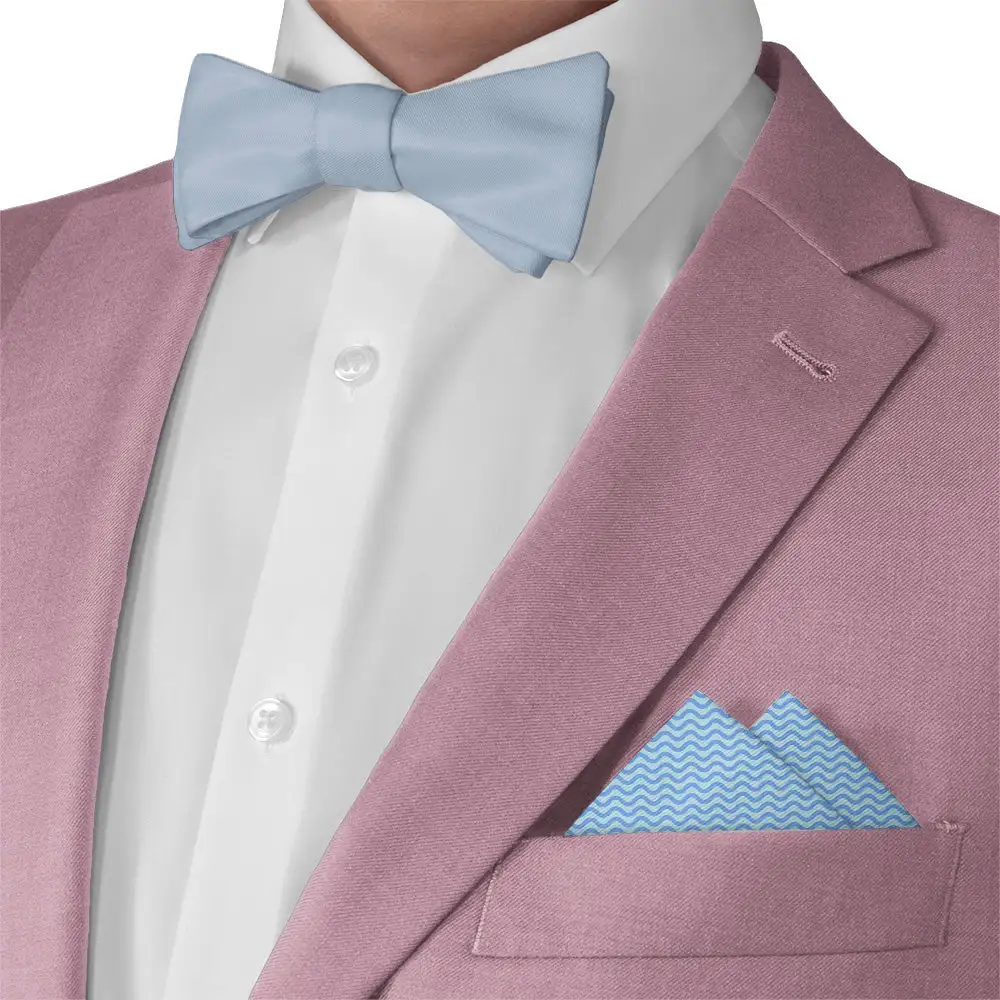 Formal Composed Geometric Textured Pocket Square
