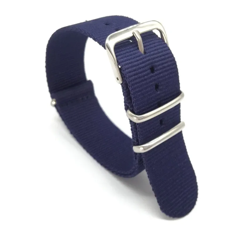 18.5mm Silicone Watch Strap Replacement Band – Adjustable Sport Wristband