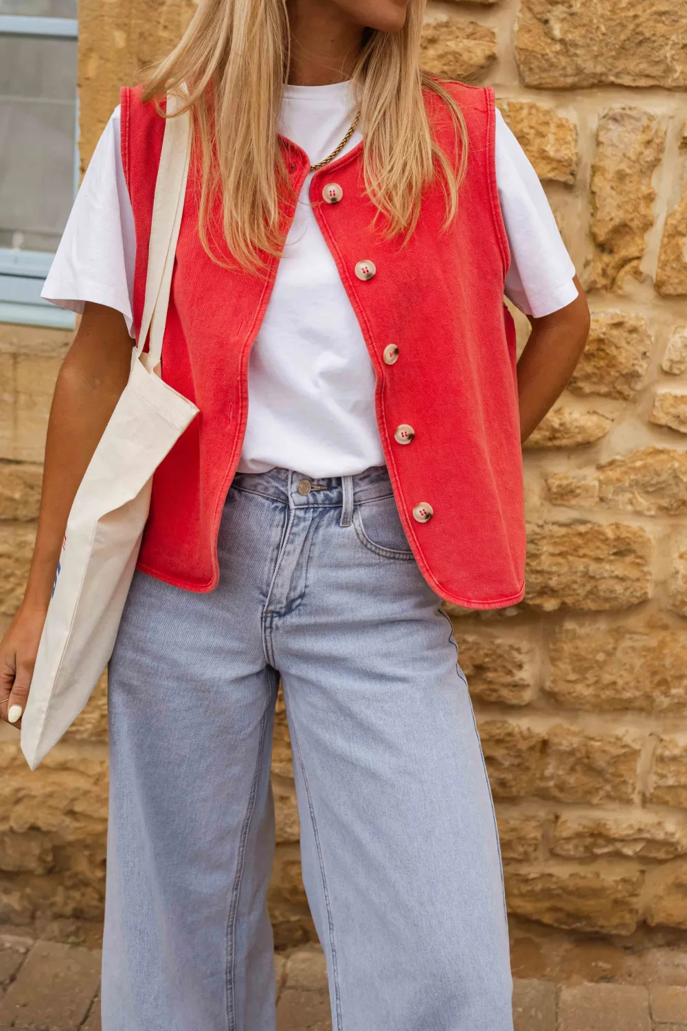 Clean Line Casual Outerwear Vest