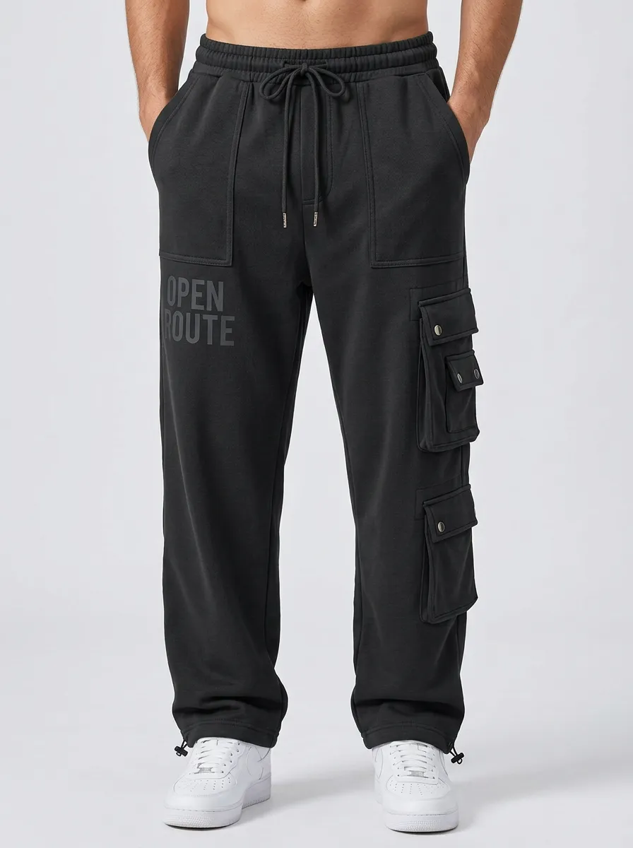 Utility Cargo Sweatpants Men's Cargo Joggers