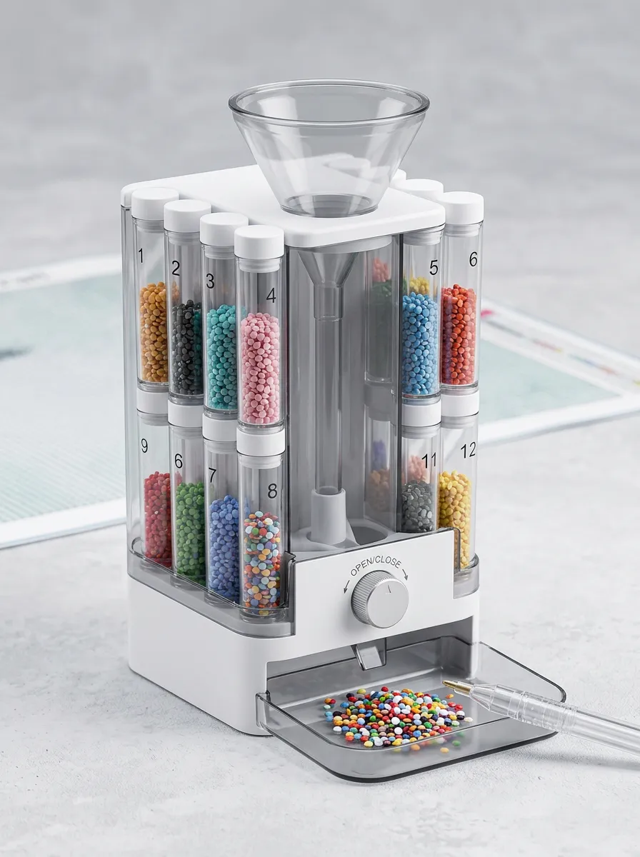 Multi-Color Storage Diamond Painting Bead Dispenser