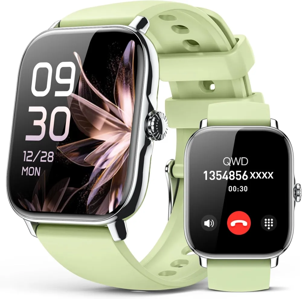 Smart Watch for Women Men- Answer/Make Call, 2025 IP68 Waterproof Fitness Step Tracker Watch with Sleep Monitor/Activity Counter/110+ Sport Mode, Smartwatch for Andriod iPhone iOS Samsung Compatible