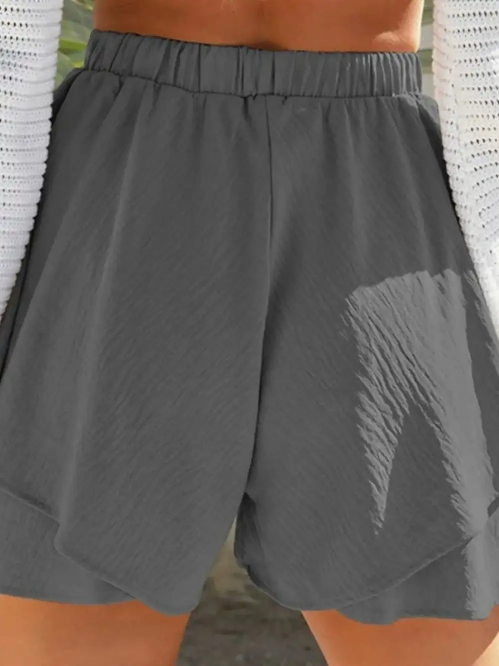 Lounge Elastic Waist Shorts