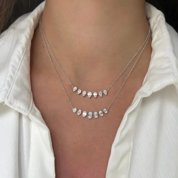 Minimal Modern Classic Diamond Necklace