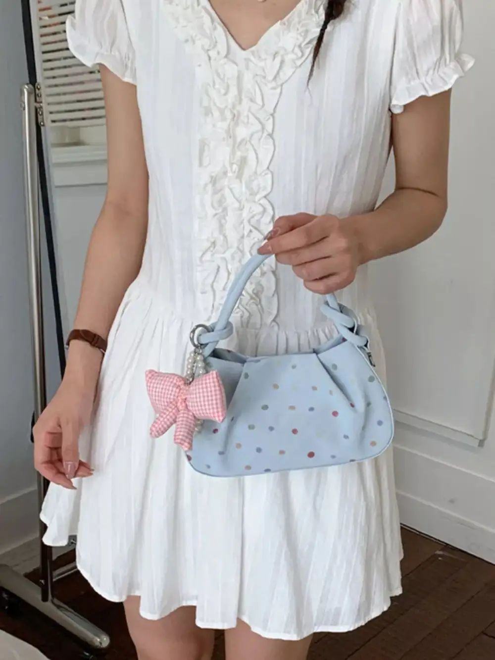 Women's Polka Dot Crossbody Bag