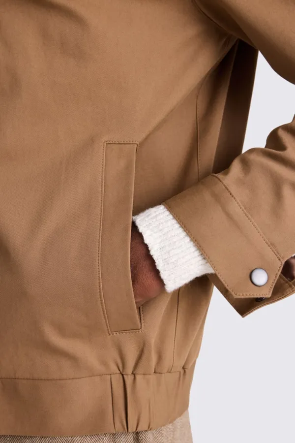 Casual Style Men's Brown Jacket
