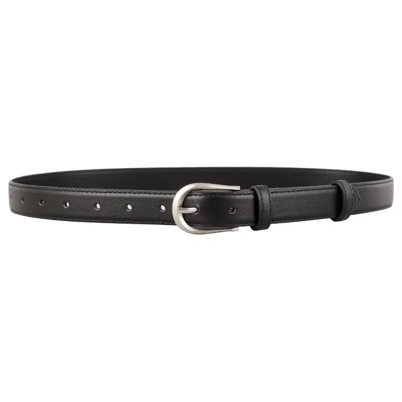 Timeless Statement Buckle Accent Belt
