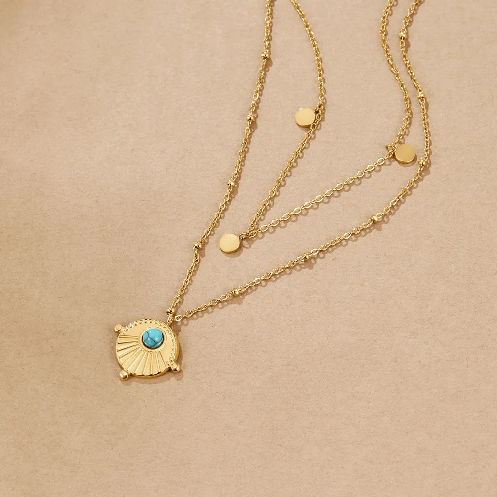 Layered Turquoise Necklace