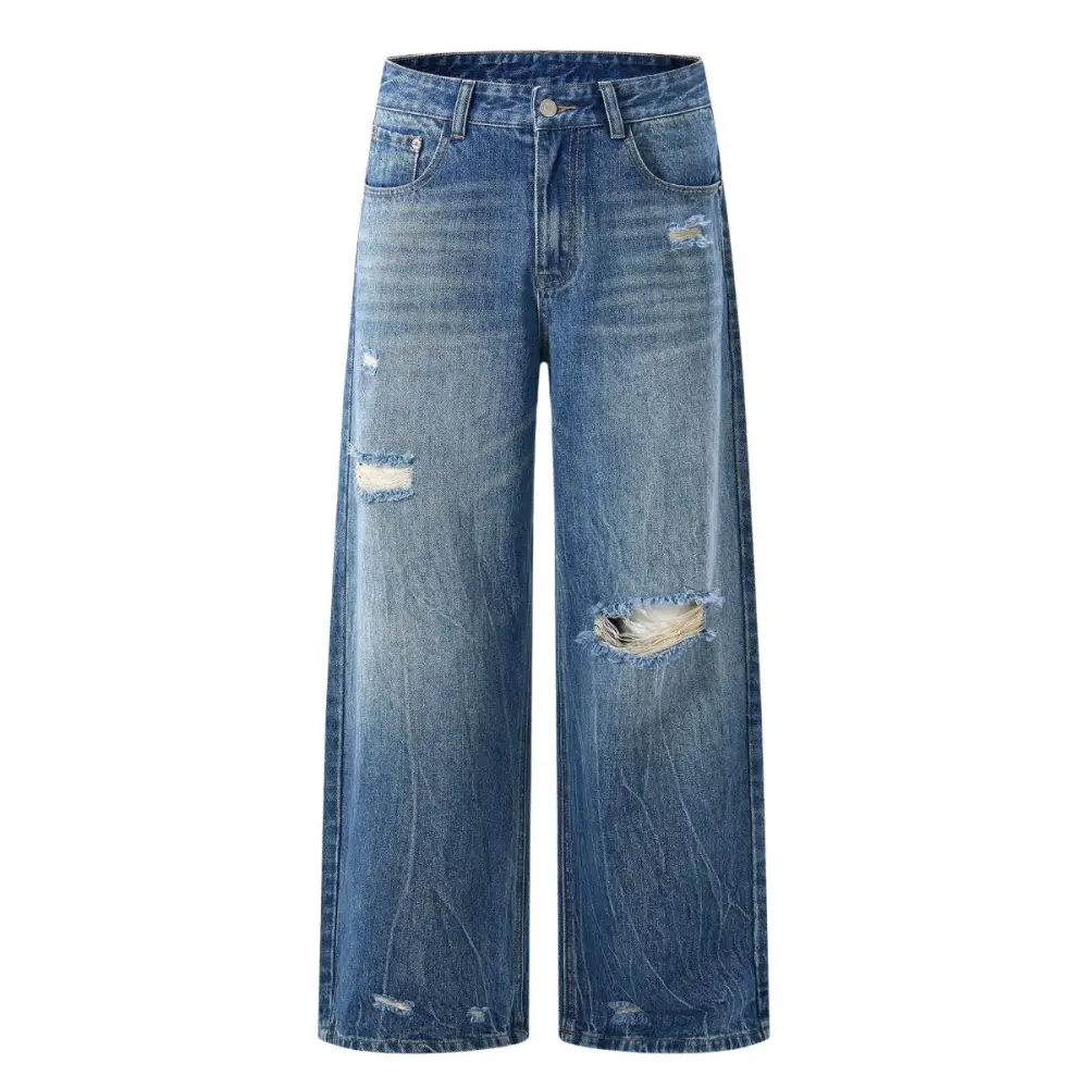 Utility Washed Denim Jeans