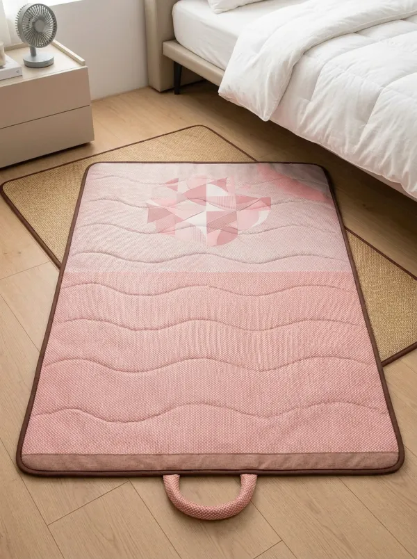 Portable Summer Cooling Geometric Pattern Pattern Cooling Mat