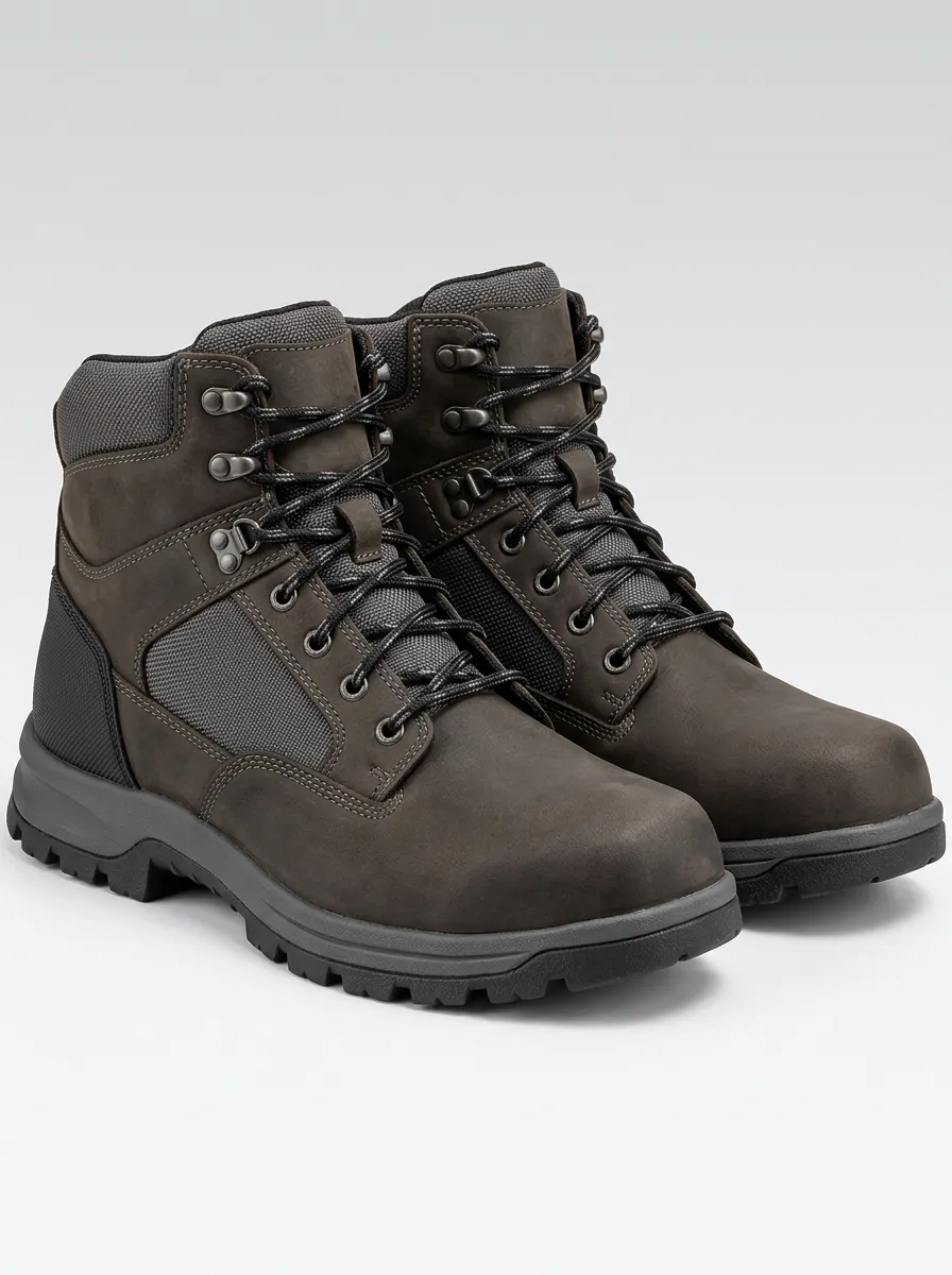 Men's Tactical Inspired Leather Work Boot Style