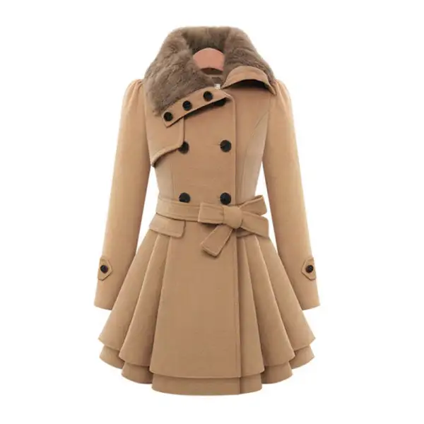 Vintage Flair Trench Coat