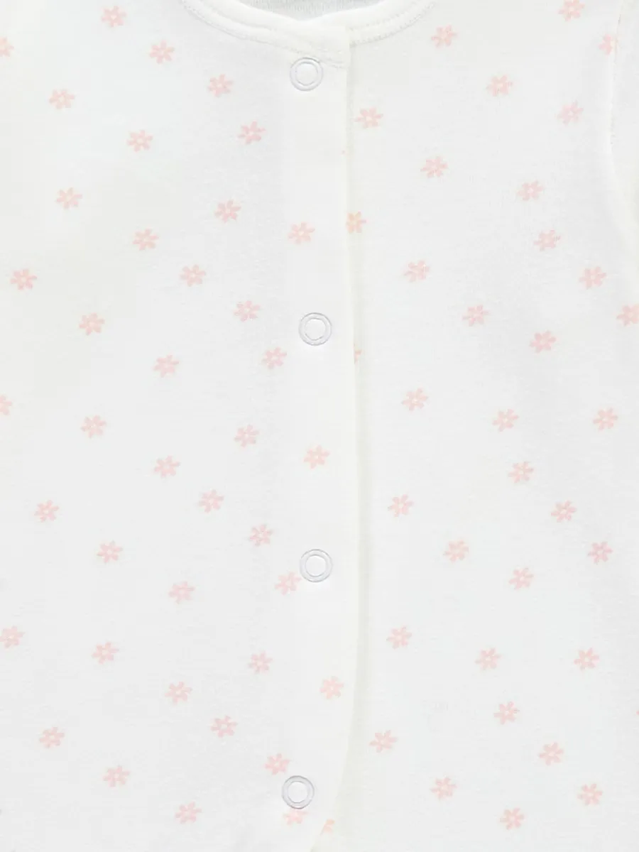 Long Sleeve Sleepsuits 5 Pack