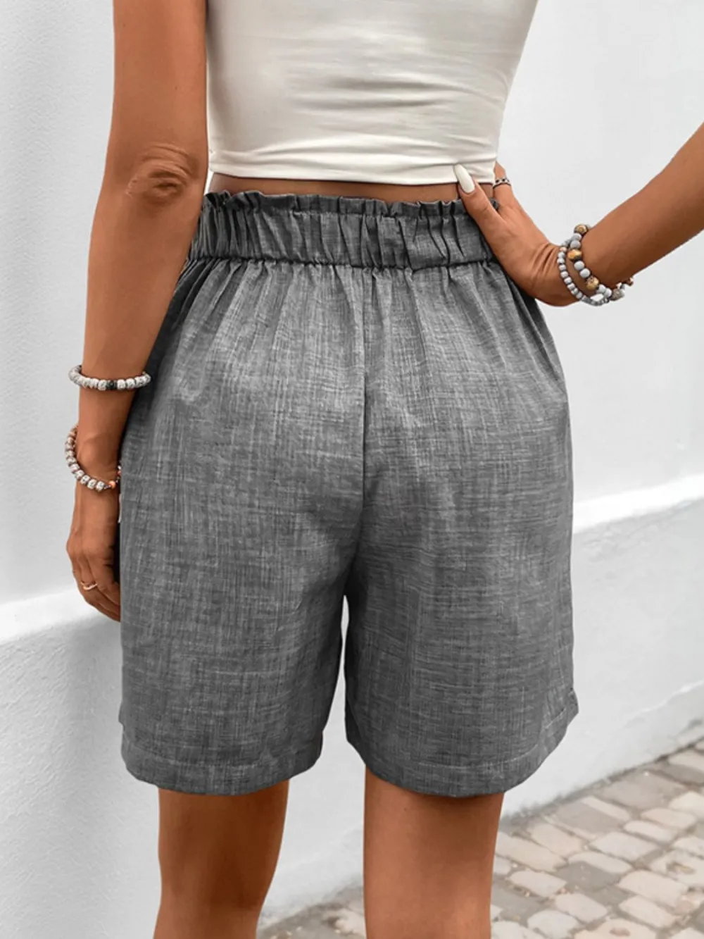 Frill Shorts with Pockets
