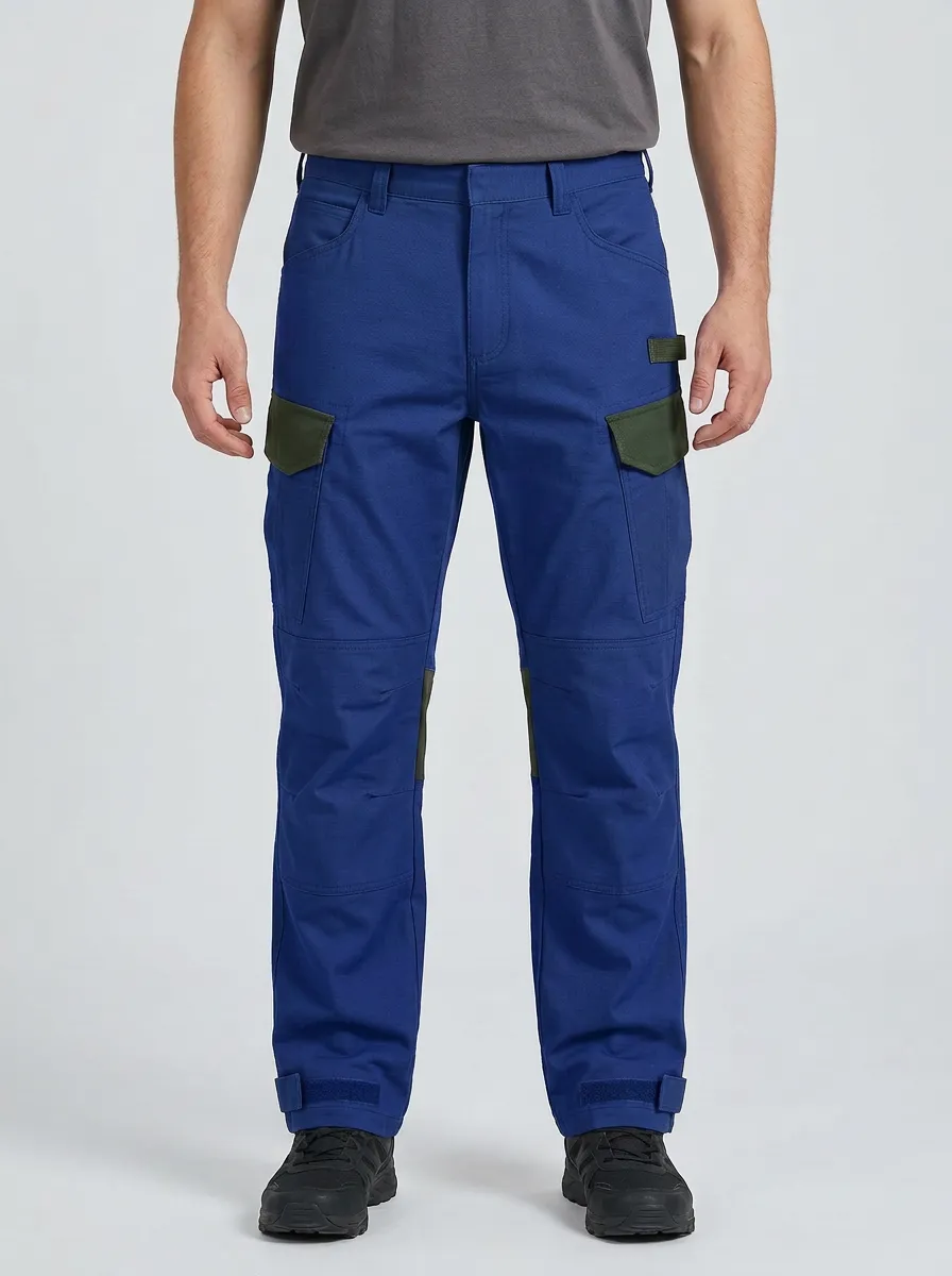 Unisex Outdoor Tactical Multi-Pocket Cargo Work Illustrated Motif Pants