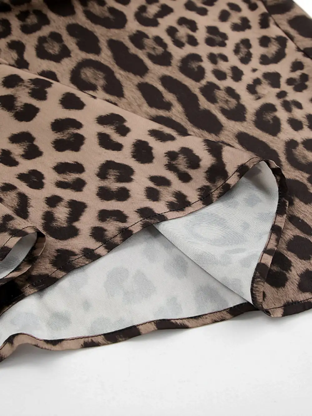 Comfort Printed Leopard Skirt