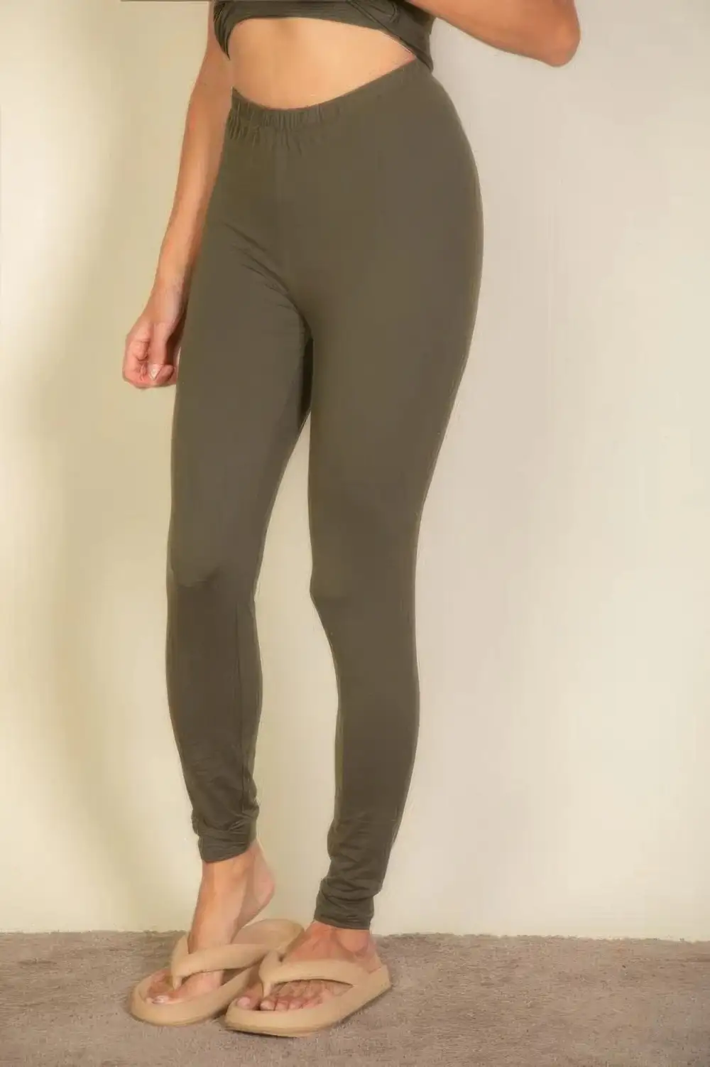 Versatile Basic Solid Leggings