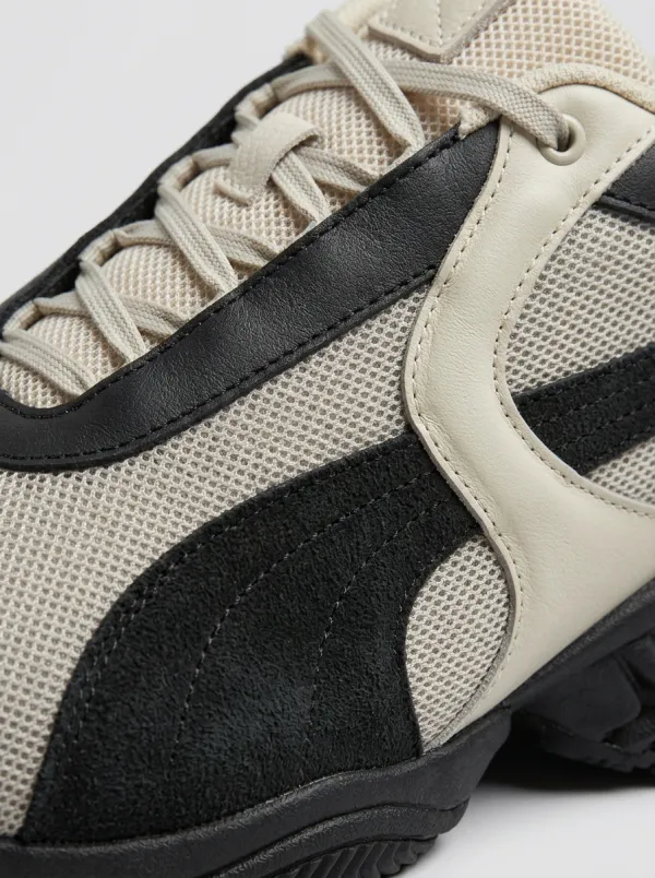 Unisex Sneaker Enthusiast Black Beige Chunky Sole
