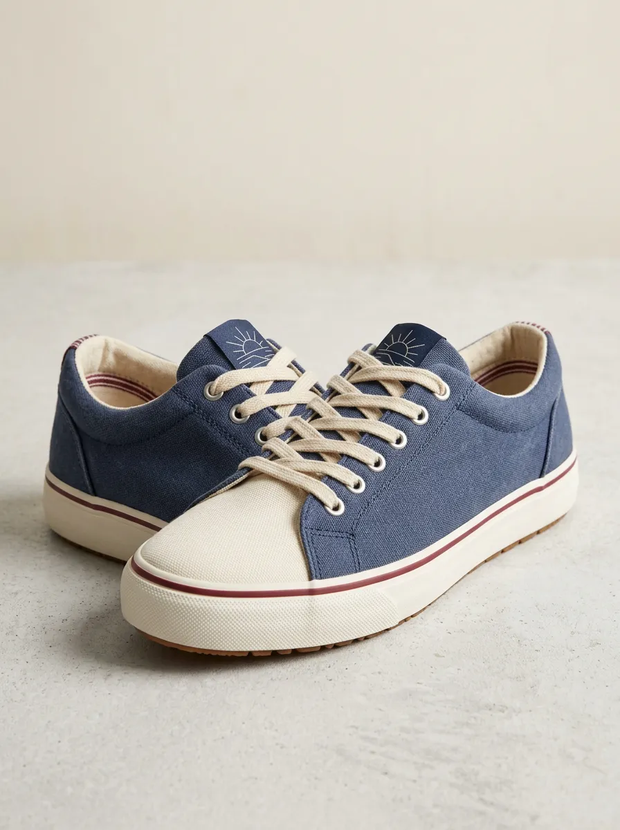 Comfort Graphic Modern Look Men's Canvas Shoes