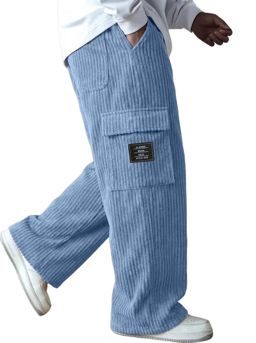 Clean Cut Corduroy Utility Pocket Trousers