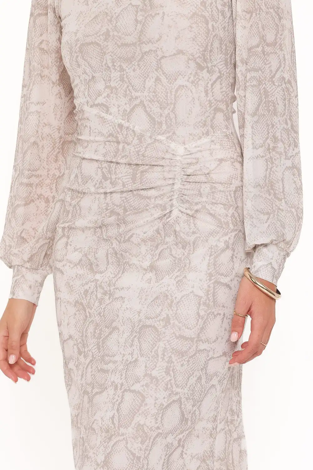 Polyester Bodycon Maxi Dress