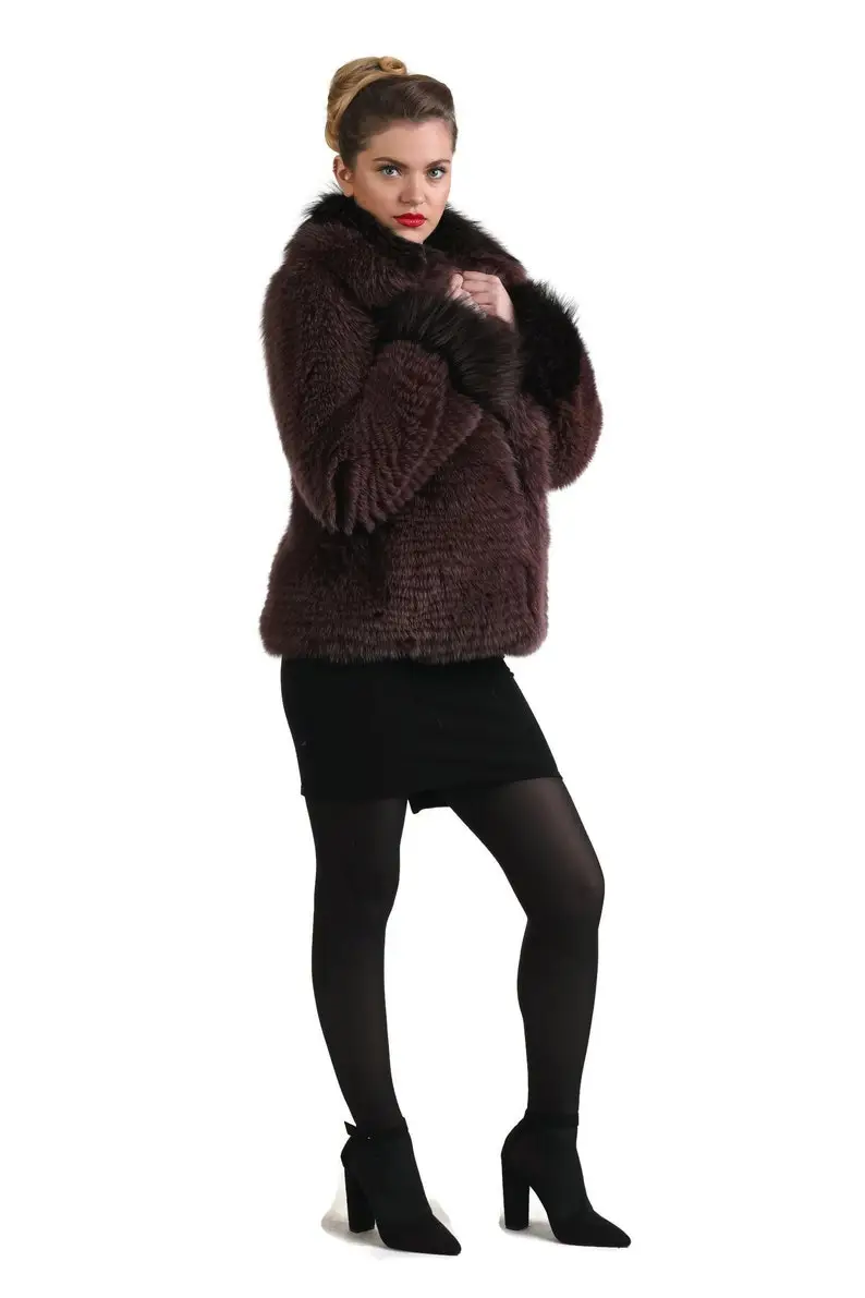Fox Fur coat Fur jacket full skin