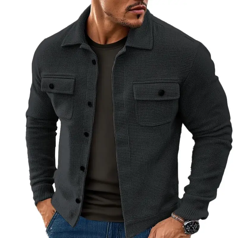 Waffle Button Jacket