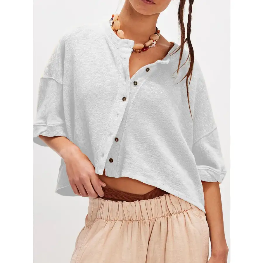 Button Down Half Sleeve Shirt