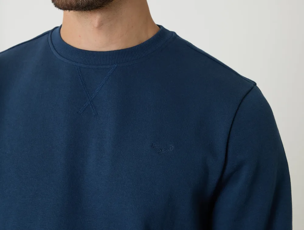 Men's Blue Crewneck Sweatshirt