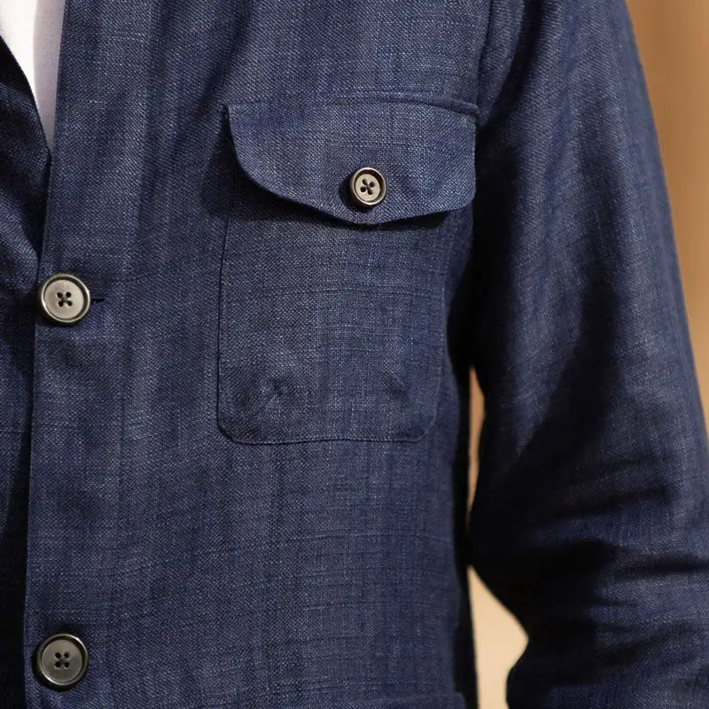 Linen Button Jacket