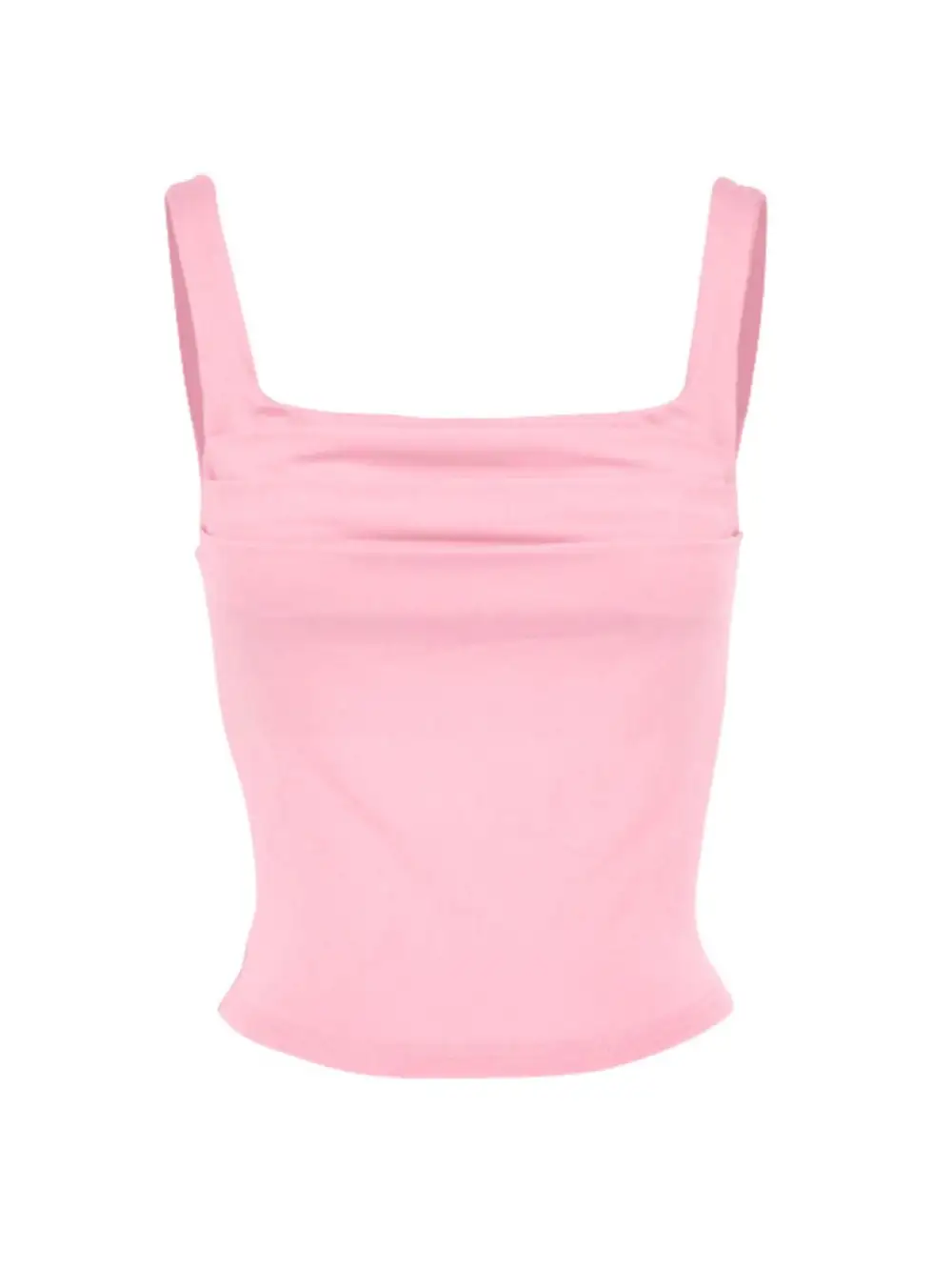 Ruched Square Neck Tank