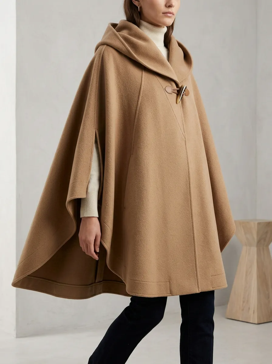 Minimal Modern Women's Cape Poncho
