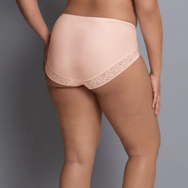 Women's High Waist Floral Lace Lightweight Brief Panty
