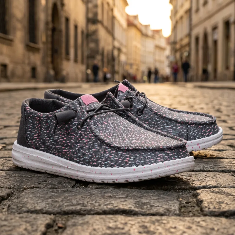 Wendy Stretch Speckle Mesh Lace Shoe